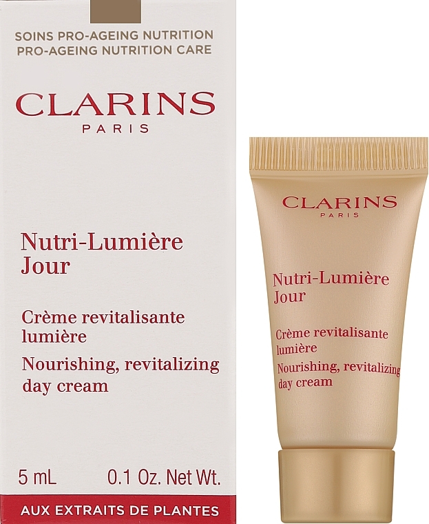 Денний омолоджувальний крем - Clarins Nutri-Lumiere Day Cream (міні) — фото N2