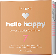 Пудровий тональний засіб - Benefit Hello Happy Velvet Powder Foundation — фото N9