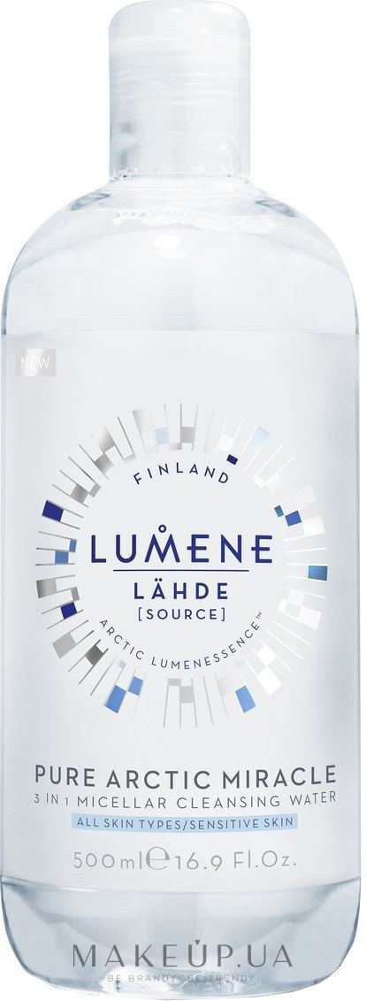 Мицеллярная вода - Lumene Lahde Pure Arctic Miracle 3in1 — фото 500ml