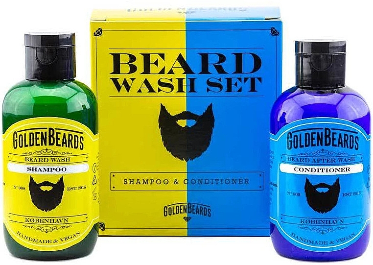 Набор - Golden Beards Beard Wash Set (shm/100ml + cond/100ml) — фото N2
