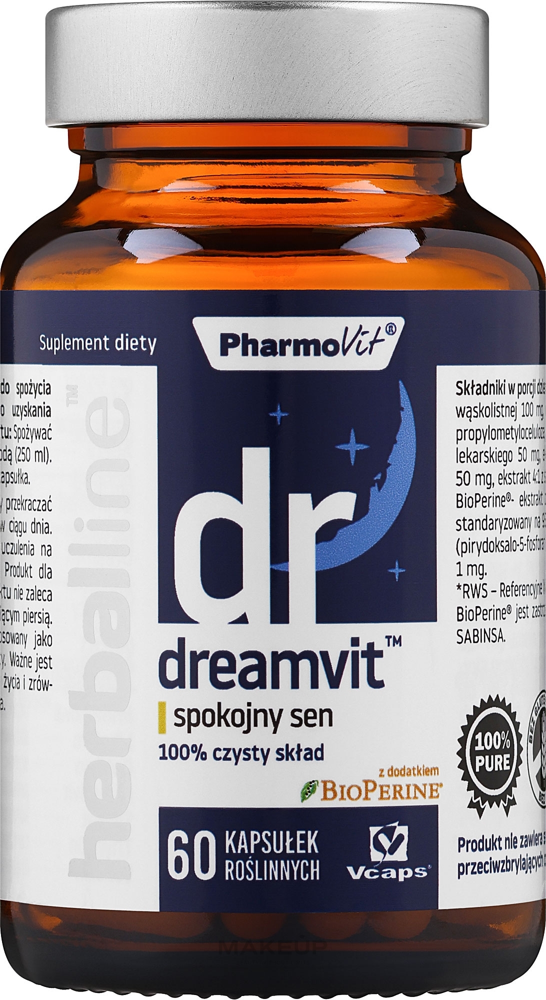 Дієтична добавка "Dreamvit ", 60 шт. - Pharmovit Herballine — фото 60шт