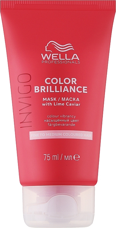 Маска для окрашенных, нормальных и тонких волос - Wella Professionals Invigo Color Brilliance Vibrant Color Mask — фото N3