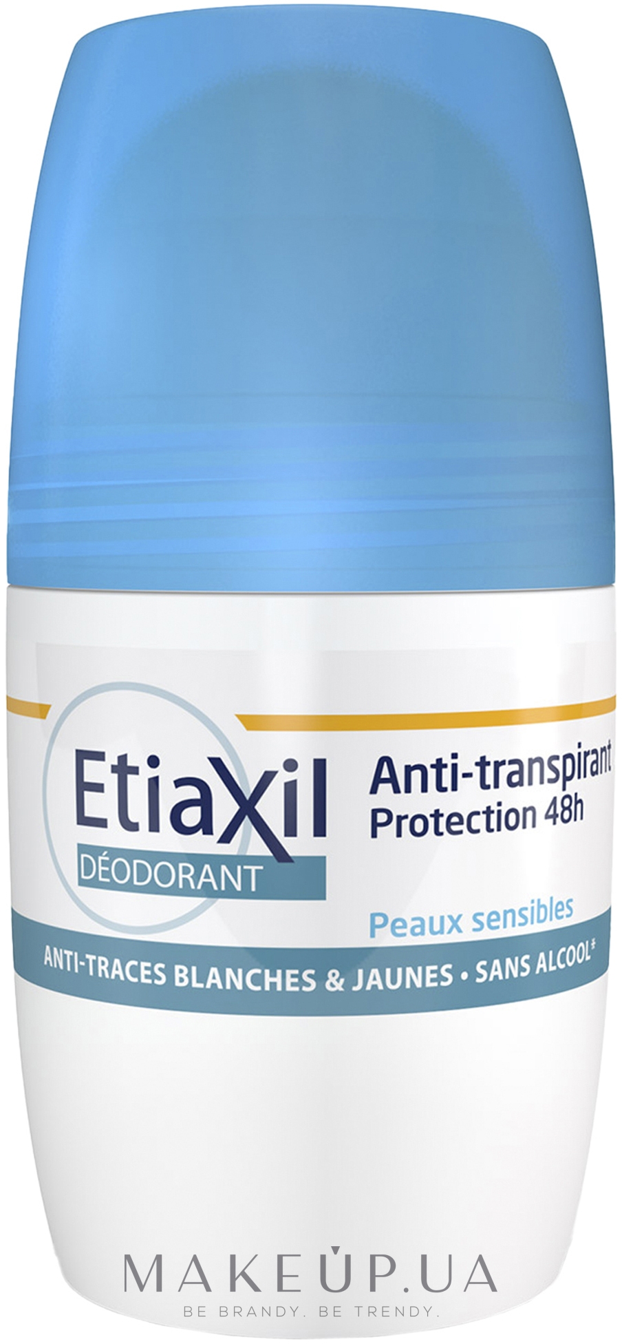 Антиперспирант-дезодорант шариковый "Защита 48 часов" - Etiaxil Anti-Perspirant Deodorant Protection 48H Roll-On  — фото 50ml
