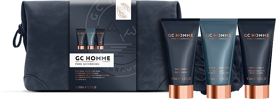Набор, 5 продуктов - Grace Cole CG Homme Fine Grooming Groom & Go — фото N1