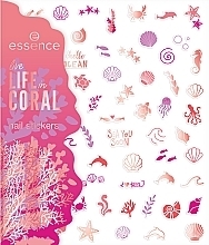 Парфумерія, косметика Наклейки для нігтів - Essence Live Life In Coral It's A Reef Of Happiness! Nail Stickers