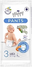 Духи, Парфюмерия, косметика Детские подгузники-трусики Midi 6-11 кг, размер 3, 1 шт. - Bella Baby Happy Pants