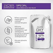 Окислювальна емульсія 12% - jNOWA Professional OXY Emulsion Special 40 vol (дой-пак) — фото N2