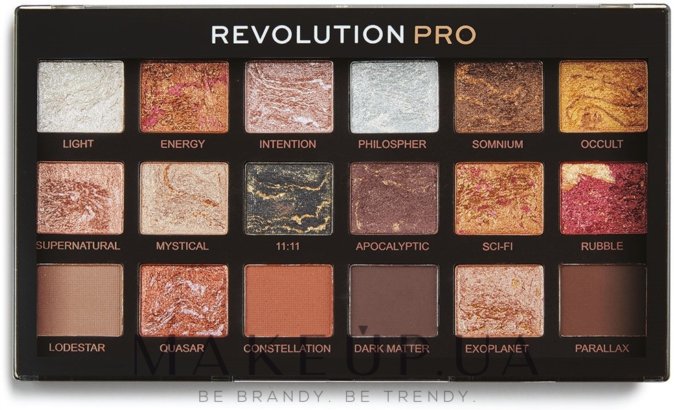 Палетка тіней для повік - Makeup Revolution Pro Regeneration Eyeshadow Palette — фото Astrological