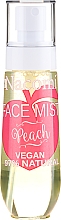 Духи, Парфюмерия, косметика Спрей для лица "Персик" - Nacomi Face Mist Peach