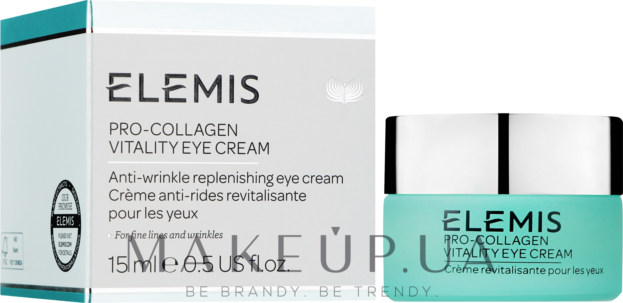 Восстанавливающий лифтинг-крем под глаза - Elemis Pro-Collagen Vitality Eye Cream  — фото 15ml