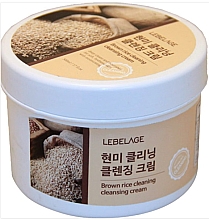 Парфумерія, косметика Очищувальний крем з бурим рисом - Lebelage Brown Rice Cleaning Cleansing Cream