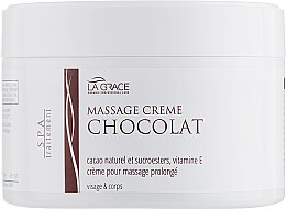 Массажный крем для лица и тела шоколадный - La Grace Chocolate Massage Creme — фото N3
