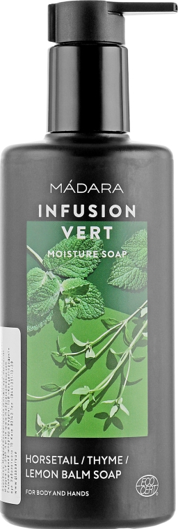 Увлажняющее мыло для тела и рук - Madara Cosmetics Infusion Vert Moisture Soap Hand & Body — фото N1