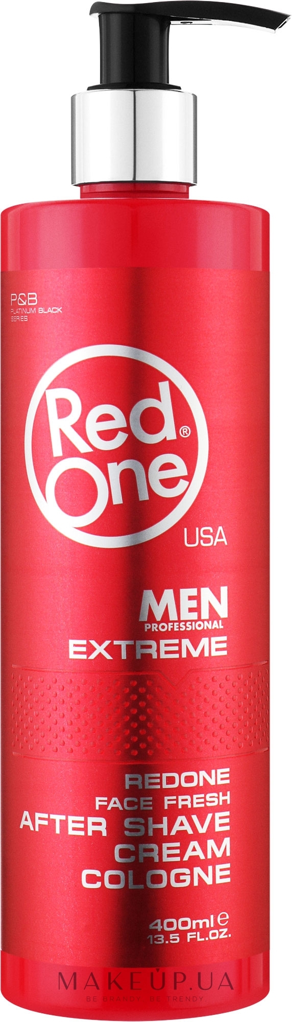Парфумований крем після гоління - RedOne Aftershave Cream Cologne Extreme — фото 400ml