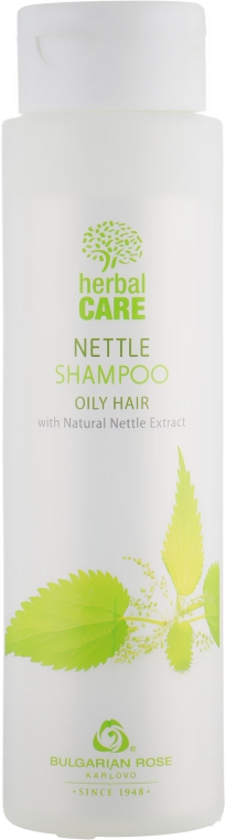 Фитошампунь для жирных волос "Крапива" - Bulgarian Rose Herbal Care Nettle Shampoo