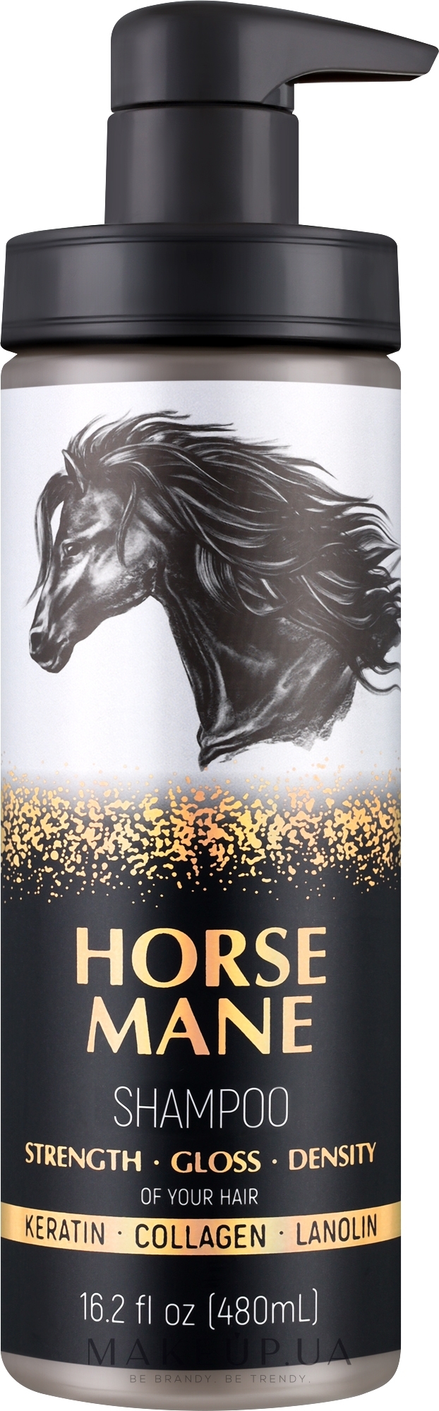 Шампунь для волосся - Horse Mane Strength Gloss Density Shampoo — фото 480ml