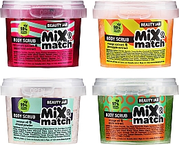 Парфумерія, косметика Набір скрабів для тіла - Beauty Jar "Mix & Match 1" Body Scrub Set (b/scrub/2х150g + b/scrub/2х120g)