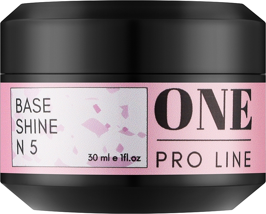 База для гель-лака, 30 мл - One Pro Line Base Shine — фото N1