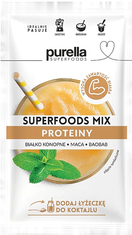 Пищевая добавка "Протеиновая смесь суперфудов" - Purella Superfoods Mix Protein — фото N1