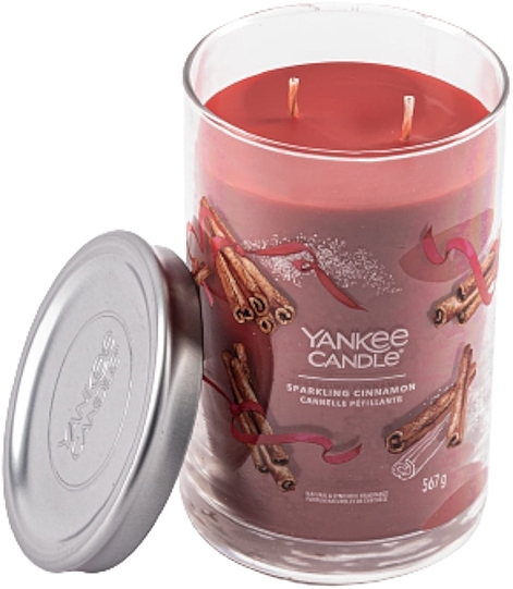 Ароматична свічка у склянці "Sparkling Cinnamon", 2 ґноти - Yankee Candle Sparkling Cinnamon — фото N2