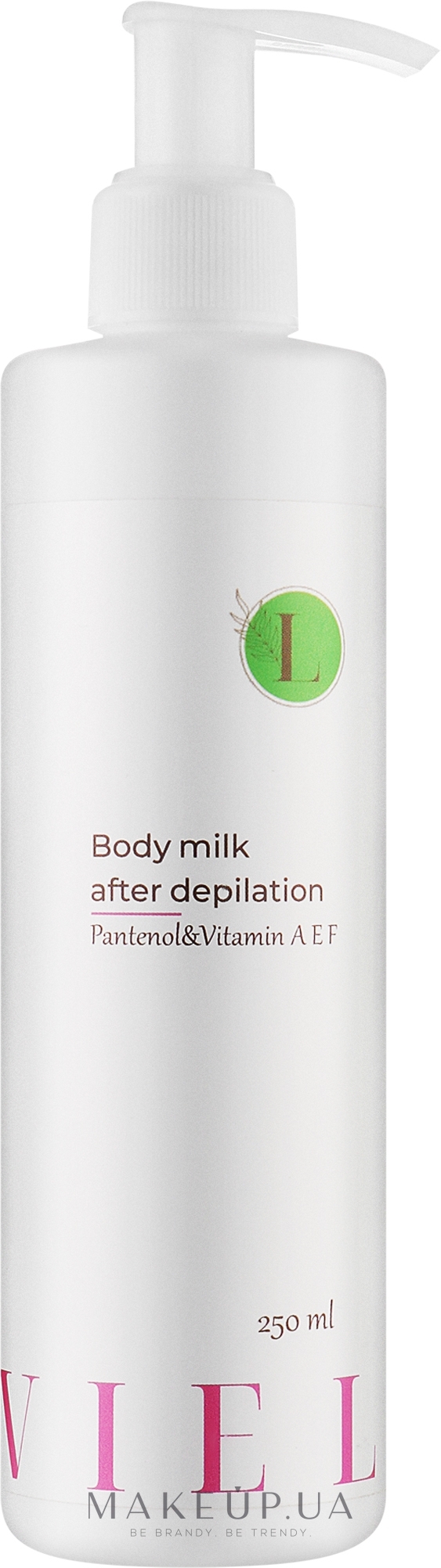 Молочко після депіляції - Levie Body Milk After Depilation — фото 250ml