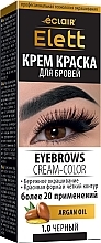 Крем-фарба для брів - Eclair Elett Eyebrows Cream-Color — фото N2
