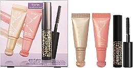 Набор - Tarte Cosmetics Glitz & Glow Best-Sellers Set (highl/5,5ml + blush/5,5ml + mascara/4,5ml) — фото N1