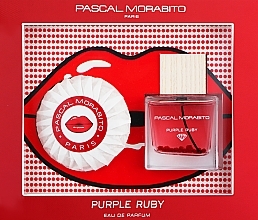 Духи, Парфюмерия, косметика Pascal Morabito Purple Ruby - Набор (edp/95ml + bath/bomb/1pcs)