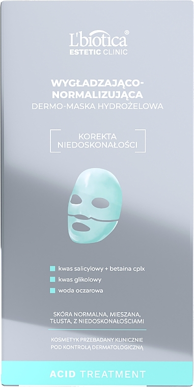 Розгладжувальна та нормалізувальна маска для обличчя - L'biotica Estetic Clinic Acid Treatment — фото N1