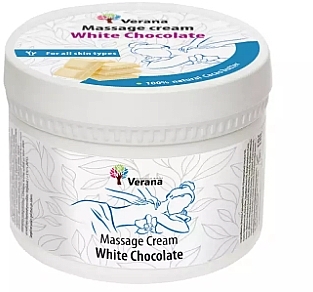 Крем для масажу "Білий шоколад" - Verana Massage Cream White Chocolate — фото N1