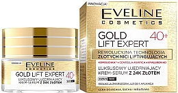 Духи, Парфюмерия, косметика Укрепляющий крем-сыворотка 40+ - Eveline Cosmetics Gold Lift Expert