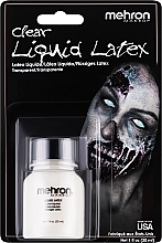 Духи, Парфюмерия, косметика Жидкий латекс прозрачный с кисточкой - Mehron Latex Liquid Clear 