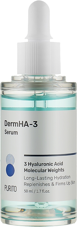 Зволожувальна сироватка з гіалуроновою кислотою - Purito DermHA-3 Serum — фото N1