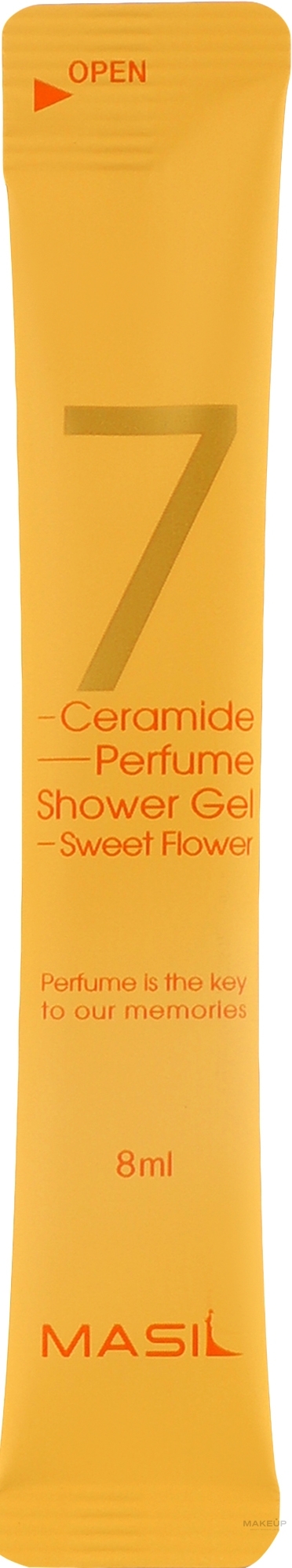 Гель для душу з ароматом солодких квітів - Masil 7 Ceramide Perfume Shower Gel Sweet Flower (пробник) — фото 20x8ml