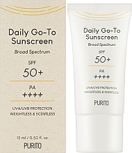Сонцезахисний крем для обличчя - Purito Daily Go-To Sunscreen Travel Size — фото N2