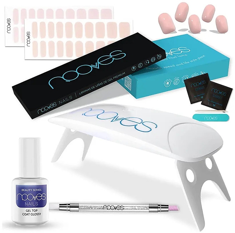 Набір для нігтів - Nooves Starter Kit Beauty Pink Pack Pale Pink & Rose Pale — фото N1