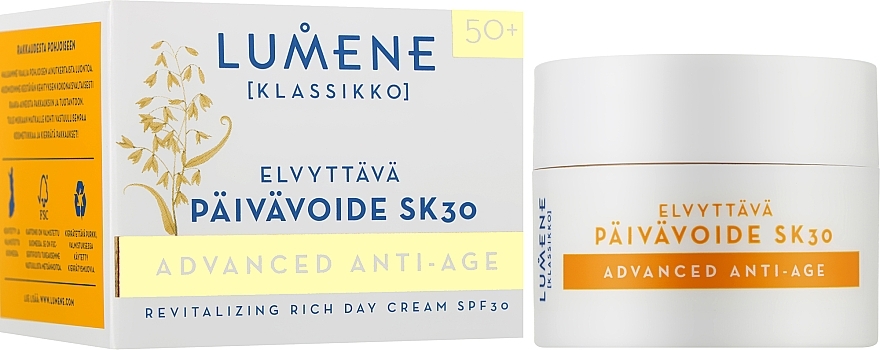 УЦЕНКА Антивозрастной дневной крем для лица - Lumene Advanced Anti-Age Revitalizing Rich Day Cream SPF30 * — фото N2