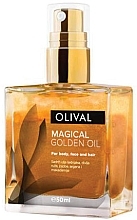 Золота олія для обличчя й тіла із золотими часточками - Olival Magical Golden Oil — фото N1
