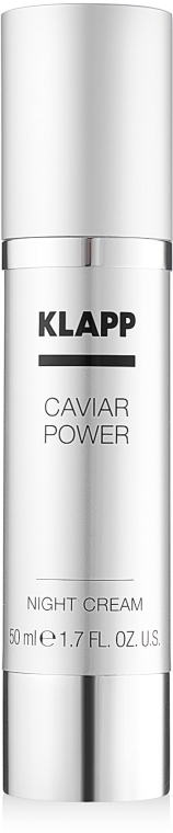 Ночной крем "Энергия икры" - KlappCaviar Power Night Cream  — фото N2