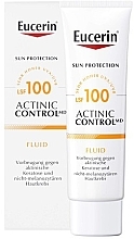 Парфумерія, косметика Флюїд для захисту шкіри від кератозу й меланоми - Eucerin Sun Actinic Control MD SPF 100 Fluid