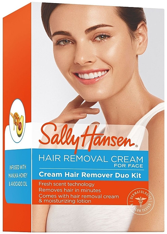 Набор для удаления волос с лица - Sally Hansen Hair Remover Duo Kit For Face — фото N1