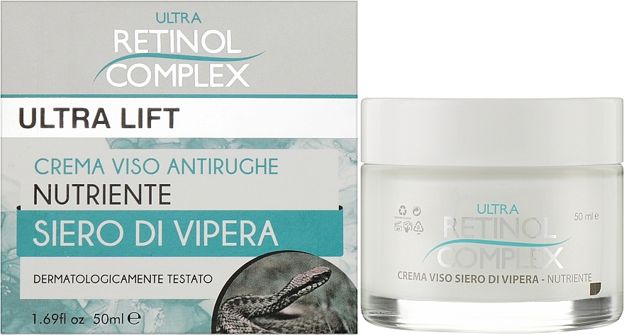 Крем для лица против морщин - Retinol Complex Ultra Lift Face Cream Viper Serum — фото N2