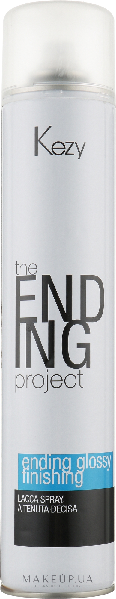 Спрей-лак для волос "Надежная фиксация" - Kezy The Ending Project Ending Glossy Finishing Spray — фото 500ml