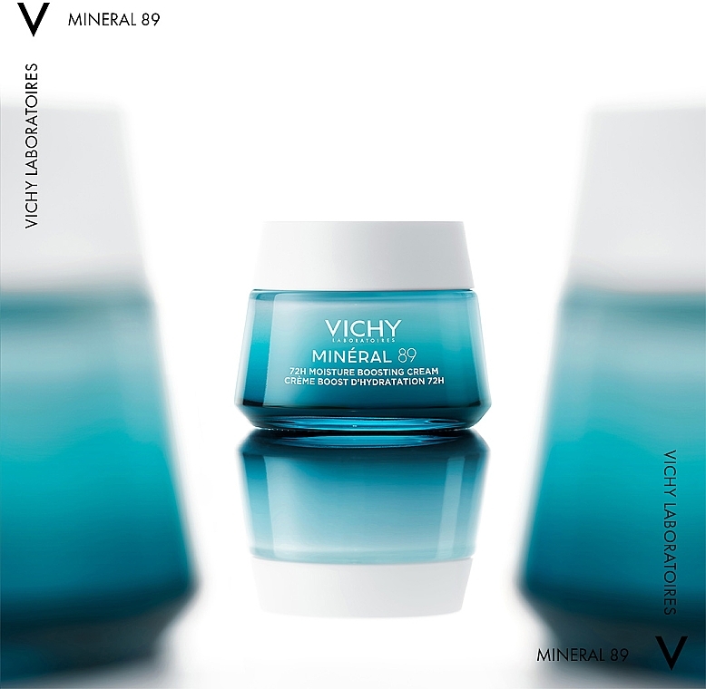 Легкий крем для всех типов кожи лица, увлажнение 72 часа - Vichy Mineral 89 Light 72H Moisture Boosting Cream — фото N13