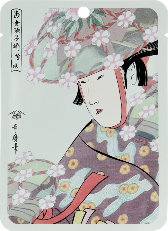 Тканинна маска для обличчя «Алое + екстракт квіток сакури» - Mitomo Aloe Cherry Blossom Facial Essence Mask — фото N1
