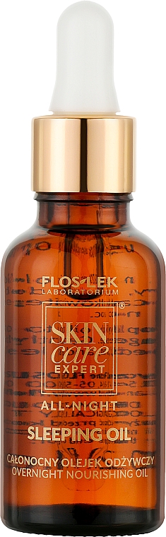 Масло для лица "Ночное" - Floslek Skin Care Expert Overnight Nourishing Oil — фото N1