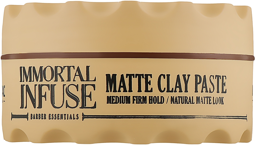Матовая глиняная паста для волос - Immortal Infuse Matte Clay Paste — фото N2