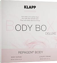 Набір - Klapp Repagen Body Box Deluxe (b/cr/200ml + b/scr/200ml) — фото N1