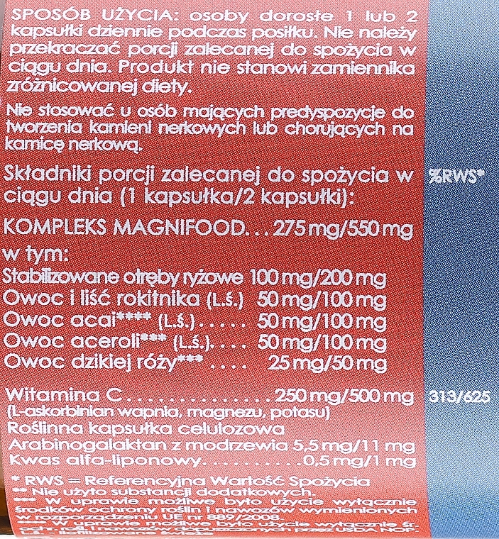 Харчова добавка - Terranova Vitamin C 250mg Complex — фото N2