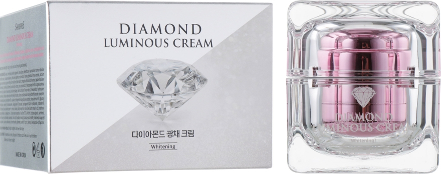 Бриллиантовый крем для лица - Shangpree Brightening Diamond Luminous Cream Whitening — фото N1